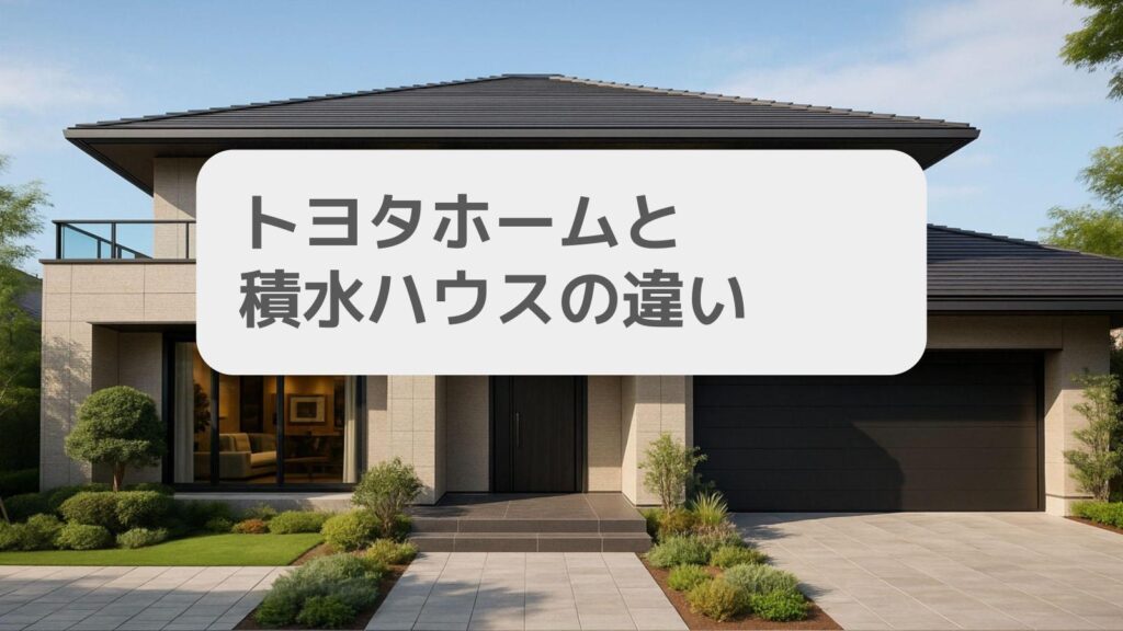トヨタホームと積水ハウスの違い