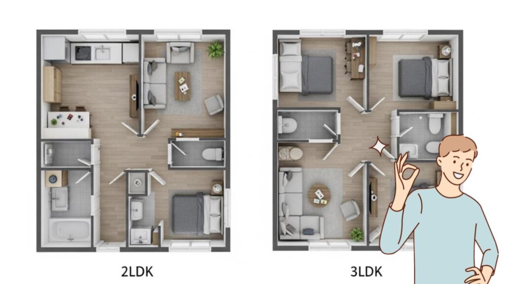秀光ビルド 平屋 総額 平屋2LDKと3LDKの間取りと費用